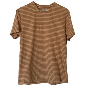 Outerknown Striped Organic Cotton Crewneck T-Shirt, Size Small